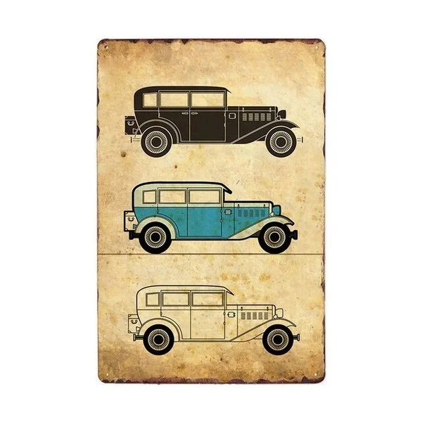 

Классические автомобили, металлический знак, ВИНТАЖНЫЙ ПЛАКАТ, декор для гаража, ретро автомобиль, декоративное украшение для стен кафе 20x30 ...