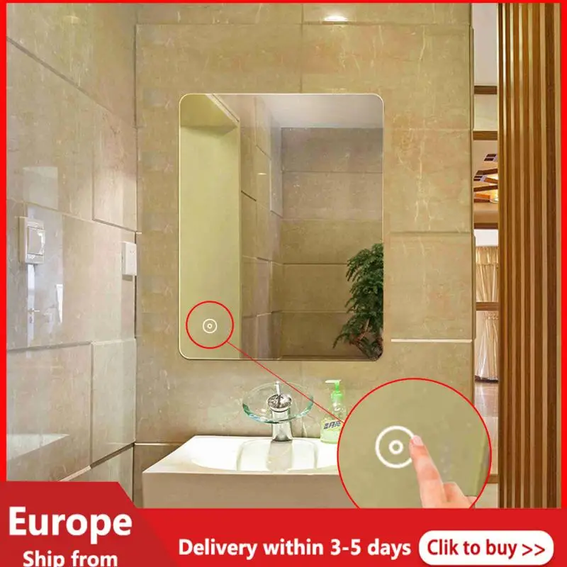 

Зеркало для ванной, водонепроницаемое, 4 мм, с рамой из алюминиевого сплава