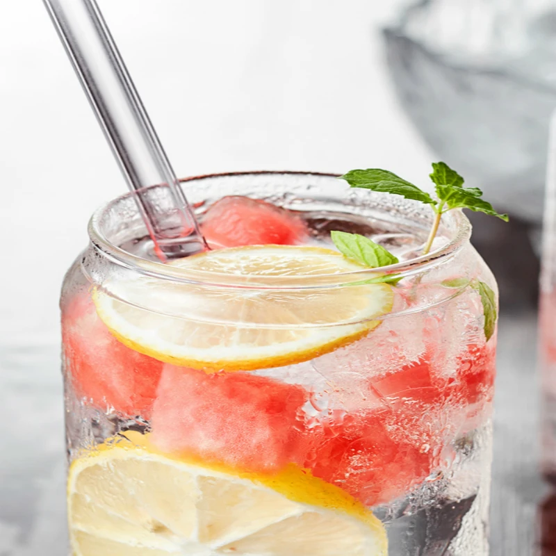 Оригинальные простые прозрачные стеклянные кружки колы деликатные