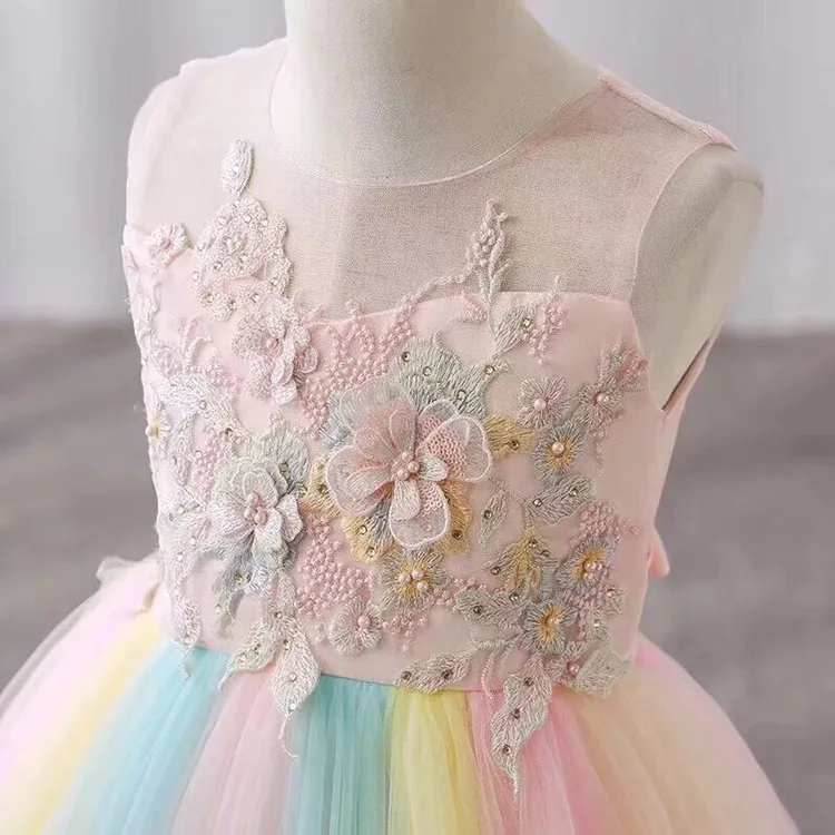 Разноцветные цветочные кружевные аппликации с вышивкой бусинами для свадебного