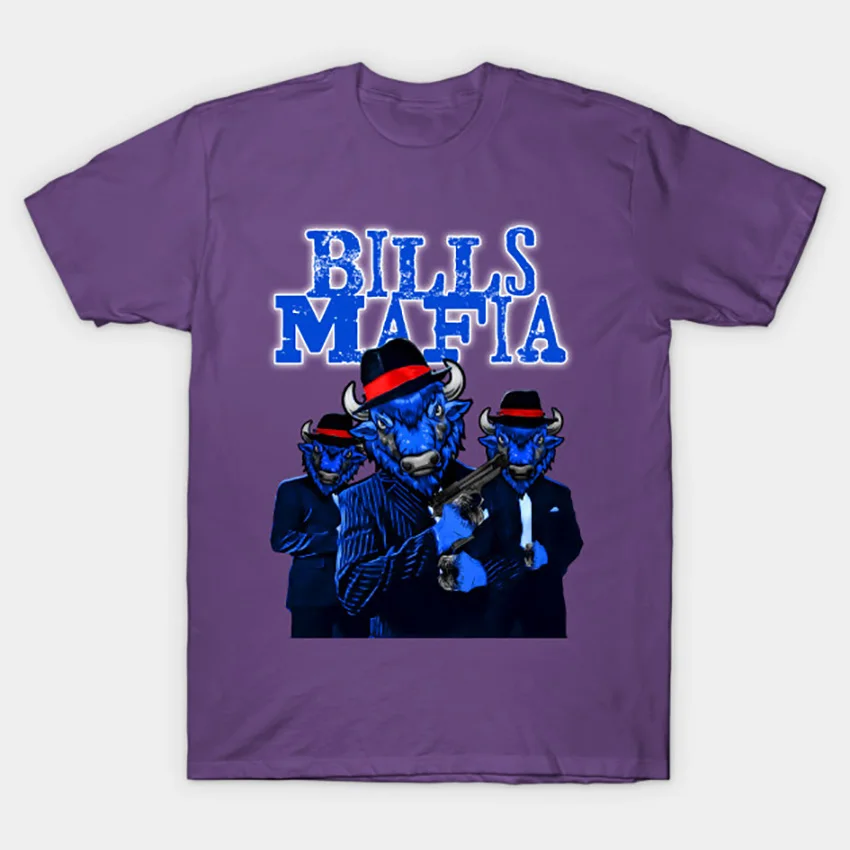 Банкноты футболка mafia buffalo bison Bills иллюстрация Спортивный футбол бандит банкноты мафия