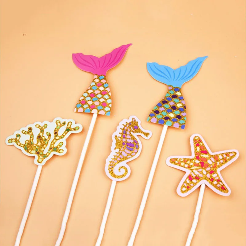 Украшение для торта Русалка 1 комплект | Дом и сад