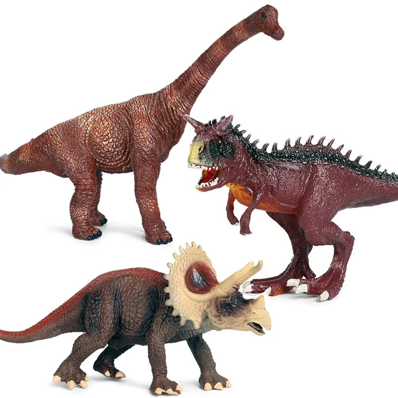 

Детский игрушечный динозавр Юрского периода, орнамент, трехцератопс, бульзавр, птеродактил, ПВХ экшн-фигурки животных, детские подарки