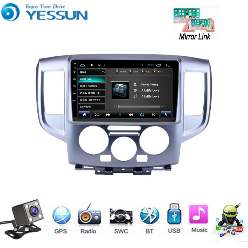YESSUN для Nissan NV200 2014 ~ 2018 автомобильный Android мультимедийный плеер автомобильное