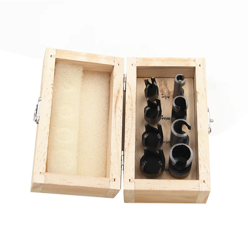 Набор сверл по дереву 8 шт. с круглым хвостовиком 3/8 дюйма (9 5 мм) 6-10-13-6 мм |