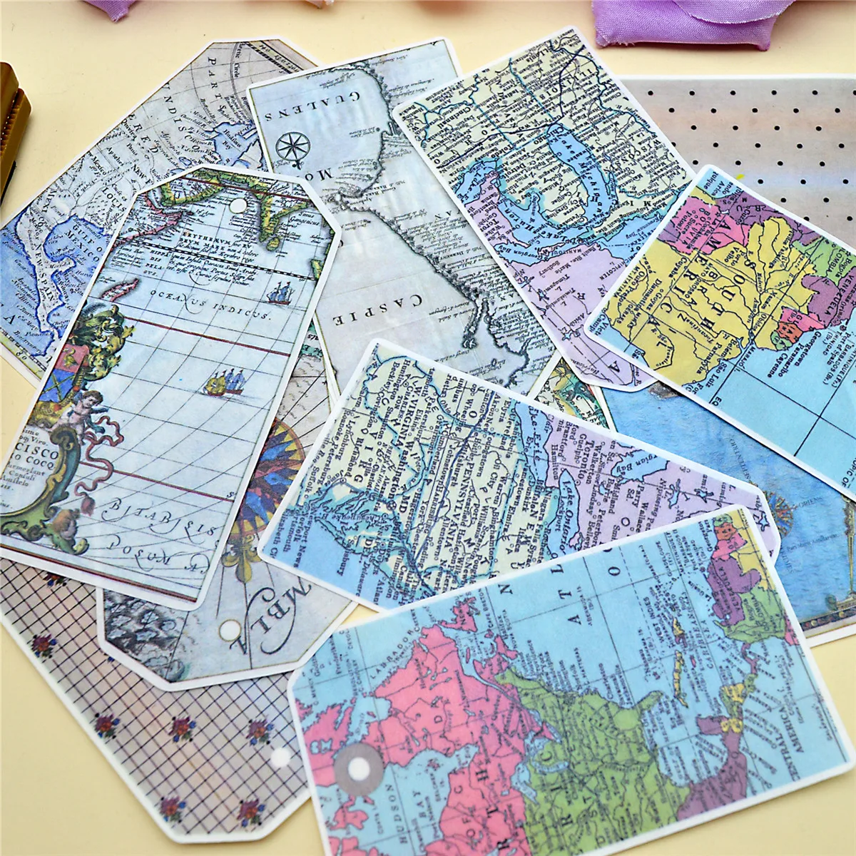 

11 шт. Набор наклеек для справочника TN Ретро Карта мира этикетка фон Справочник наклейки s/ diy Скрапбукинг Канцтовары
