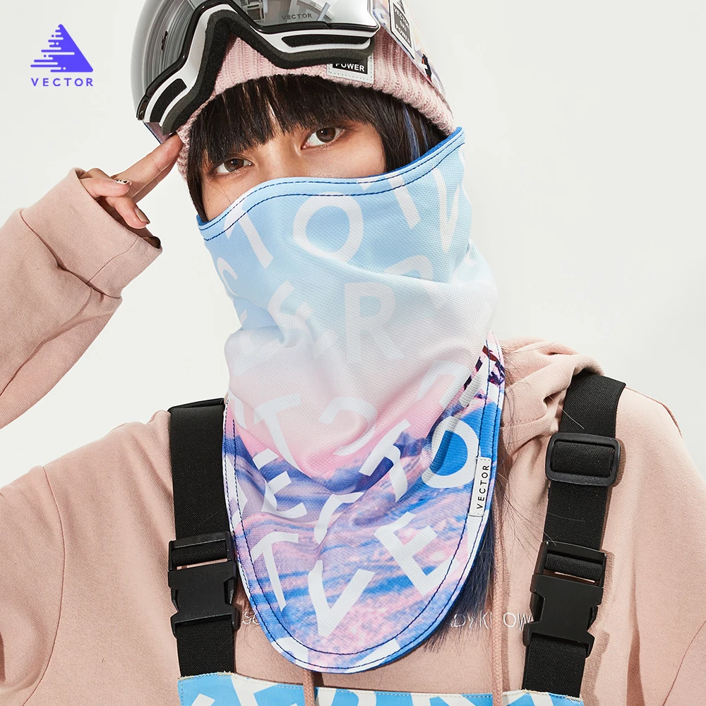 Унисекс вектор 2020 Зимняя Теплая Лыжная велосипедная маска сноуборд спорт на