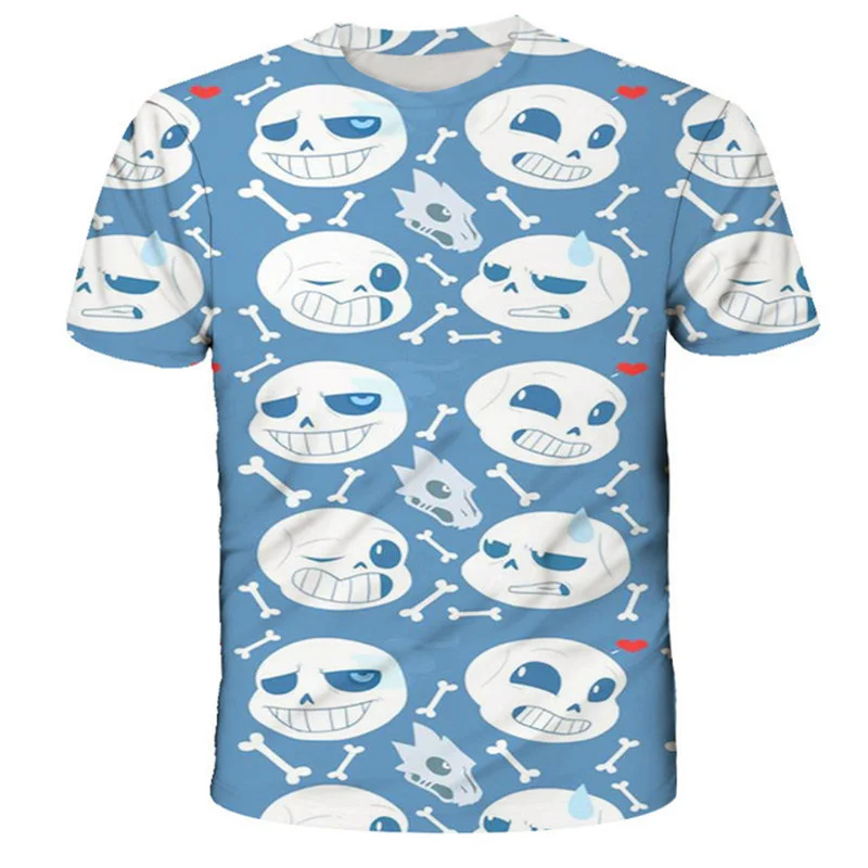 

Children Cartoon Print Cute Undertale Game Funny Cartoon Anime 3D T-shirts Kids 2021 Summer Tees Boys/Girls Tops Baby Clothes