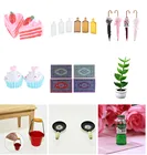 Милый миниатюрный кукольный домик мультидекор 112, миниатюрная детская игрушка, поделки сделай сам, куклы, аксессуары для ванной и гостиной