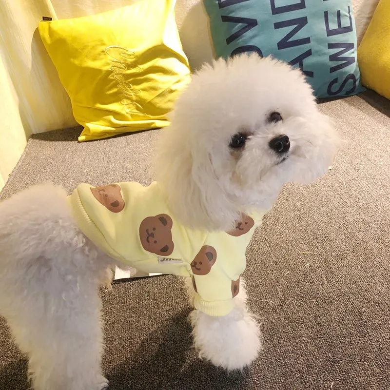 

Pet Clothes Autumn And Winter Clothes Plush Cute Little Bear Sweater