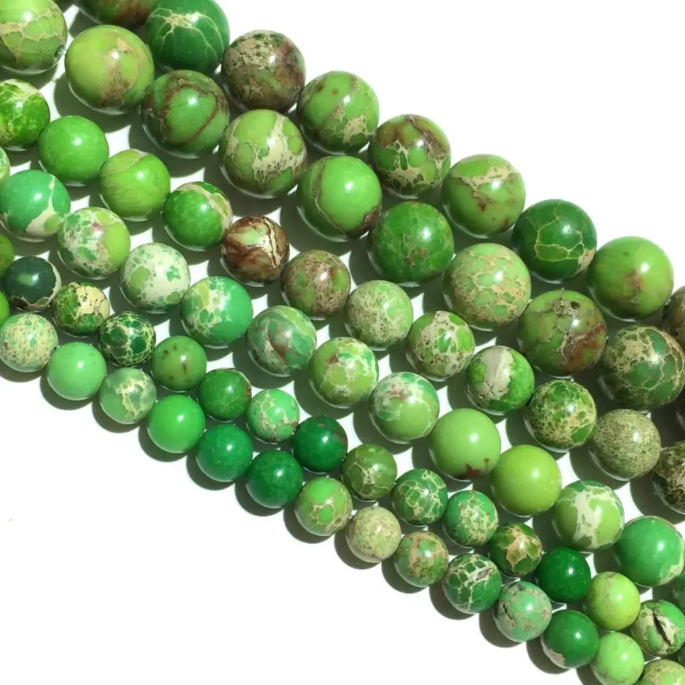 Натуральные зеленые бриллианты гладкие круглые бусины россыпью камень размером