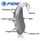 Программируемый слуховой аппарат, мини-устройство, усилитель слуха, цифровой слуховой аппарат за ухом для глухих и пожилых людей acustico MY-16S
