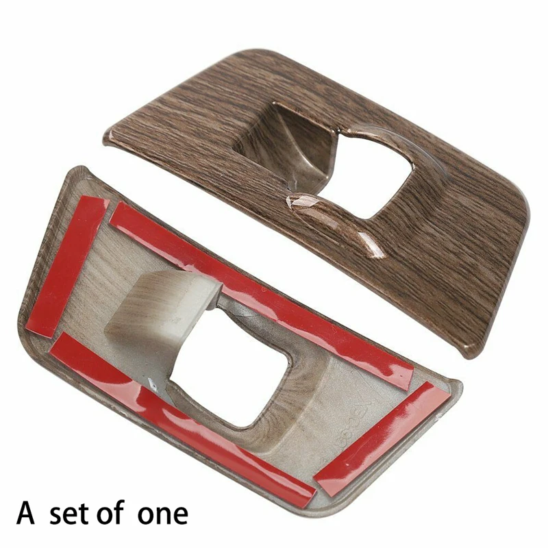 

Rear Window Switch Button Cover Trim Bezel for Ford F150 2015-2019 , Wood Grain