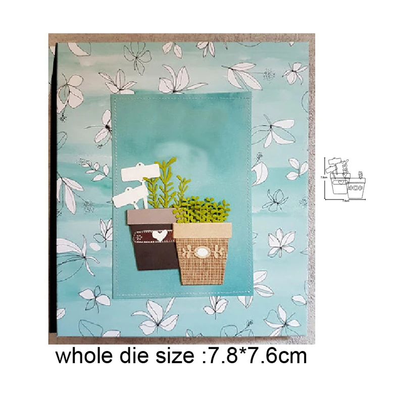 

green plants Metal Cutting dies Scrapbooking Craft Die Cuts diy album Emboss Decoration Paper art Card make Stencil