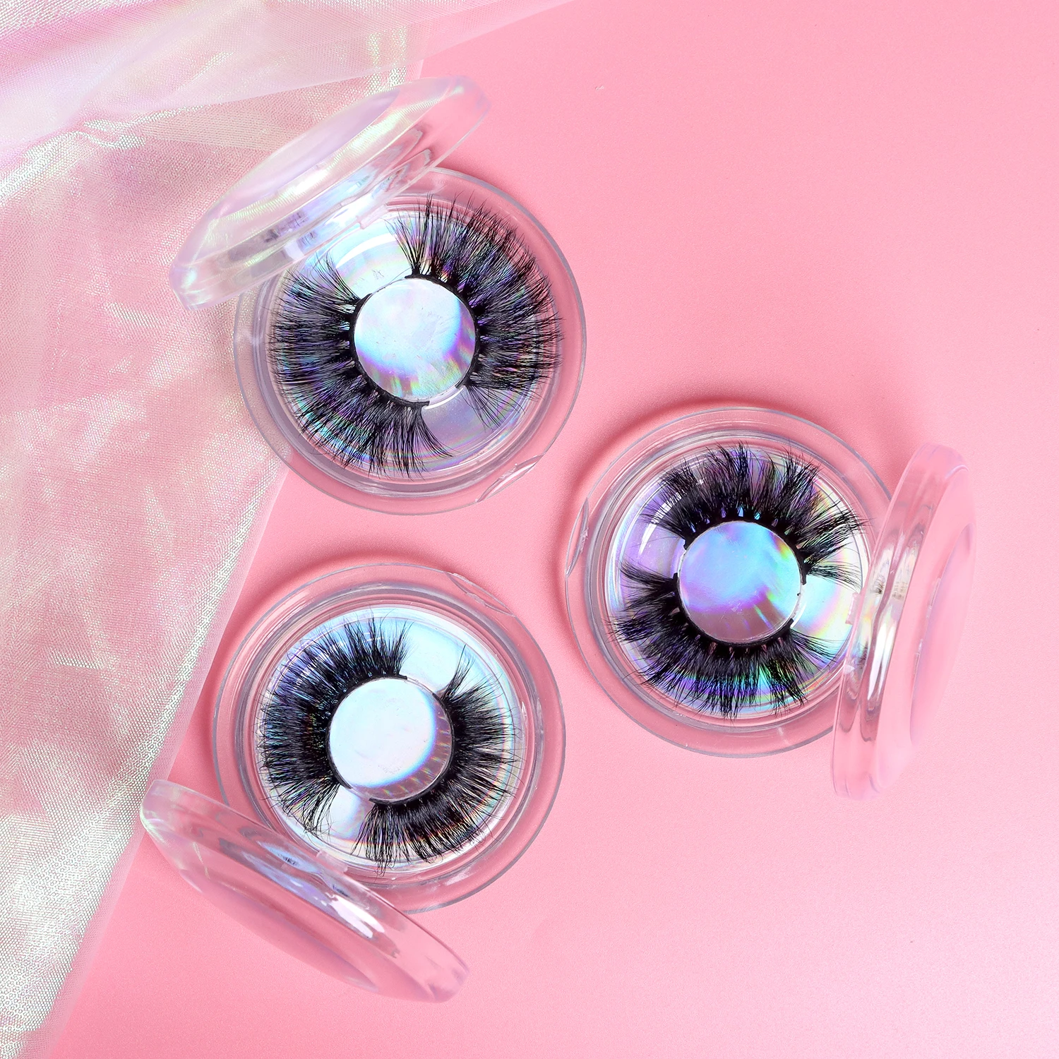 

3 Pairs/lot Celebrity Style Self-adhesive False Eyelashes Makeup High-grade Fiber Beauty Eyelash Extension