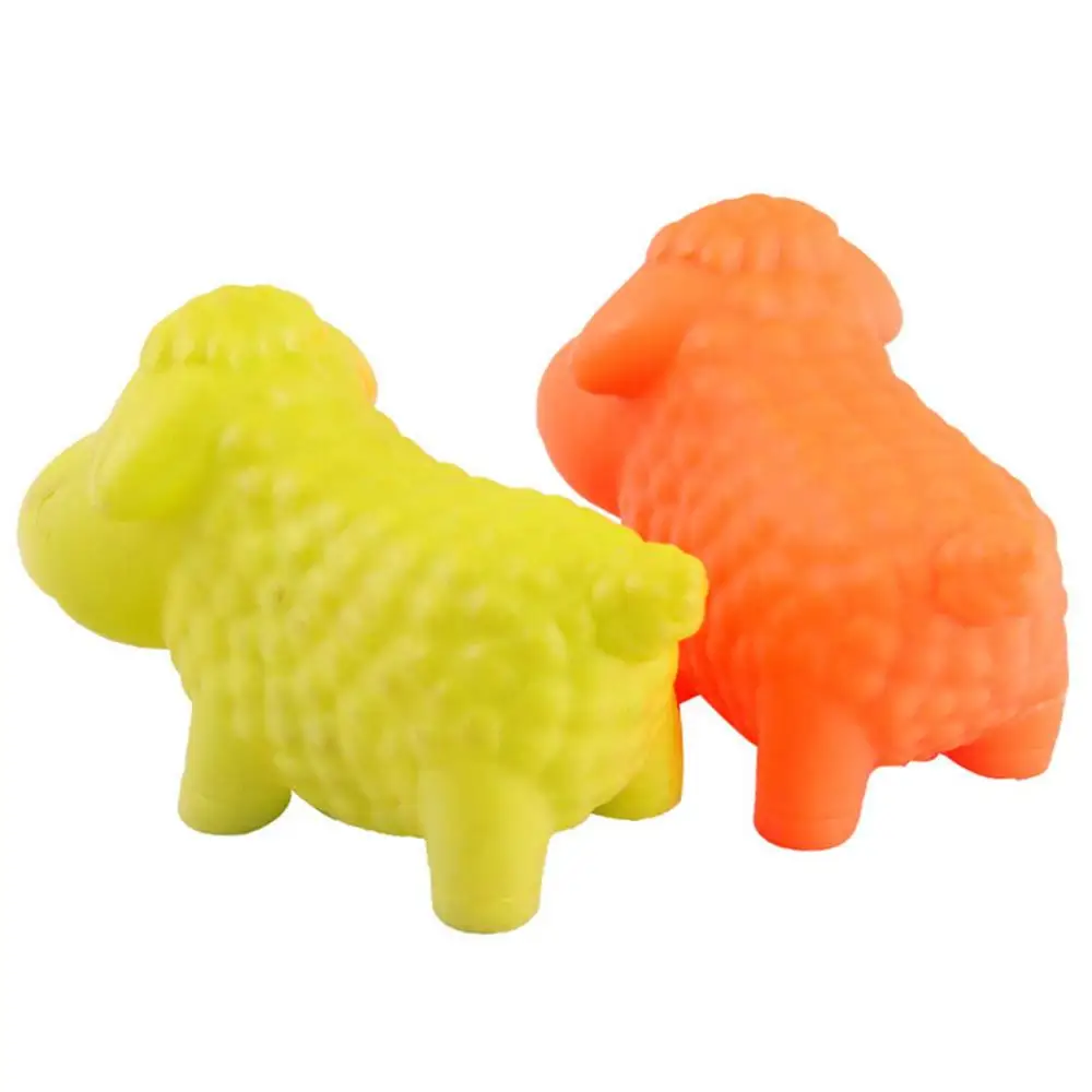 

Pet Sounding Toy Dog Chew Squeaky Toys Puppy Interactive Training Vinyl Lamb Vocal Toy Bite Resistant Doggy Molar Biting Toys