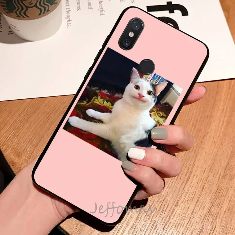 

cute cat cartoon Phone Case For Xiaomi Redmi 4x 5 plus 6A 7 7A 8 mi8 8lite 9 note 4 5 7 8 pro