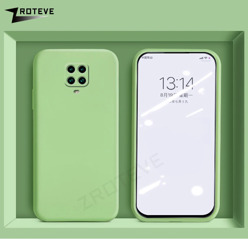 Zroteve для Xiaomi Redmi Note 9S 9 Pro Max чехол из жидкого силикона Xiomi 9A 9T 8 Т образной крышкой