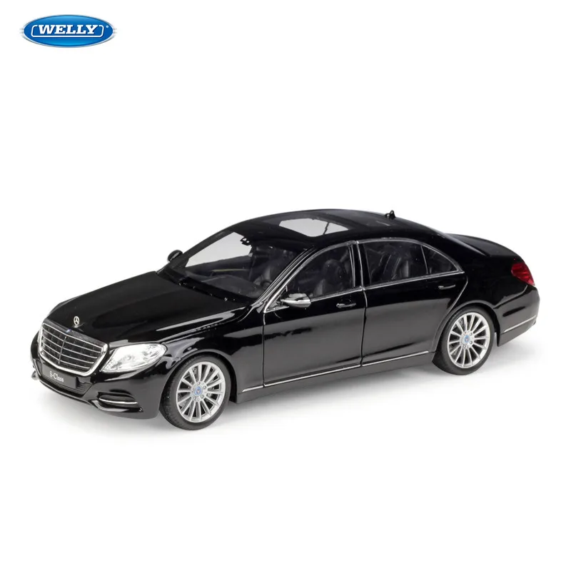 WELLY 1:24 Mercedes Benz S-Class спортивный автомобиль моделирование сплав модель автомобиля ремесла украшение Коллекция игрушек инструменты подарок