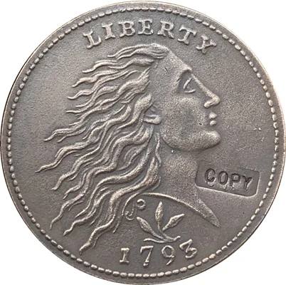 

Оптовая продажа 1793, венок, лист, цент, копия 100%, производство коптера