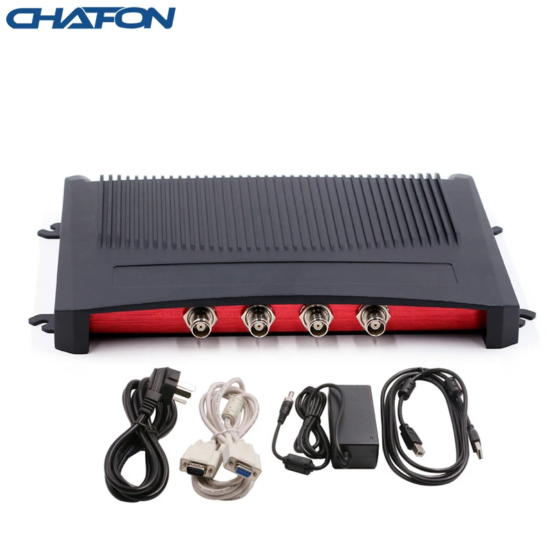 CHAFON Impinj R2000 фиксированный uhf rfid считыватель 4 порта с RS232 RJ45(TCPIP) USB интерфейс