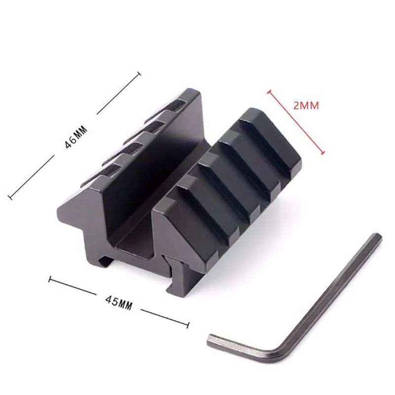 45 градусов Смещение угла двухстороннее Крепление Адаптер 46 мм длина с 20
