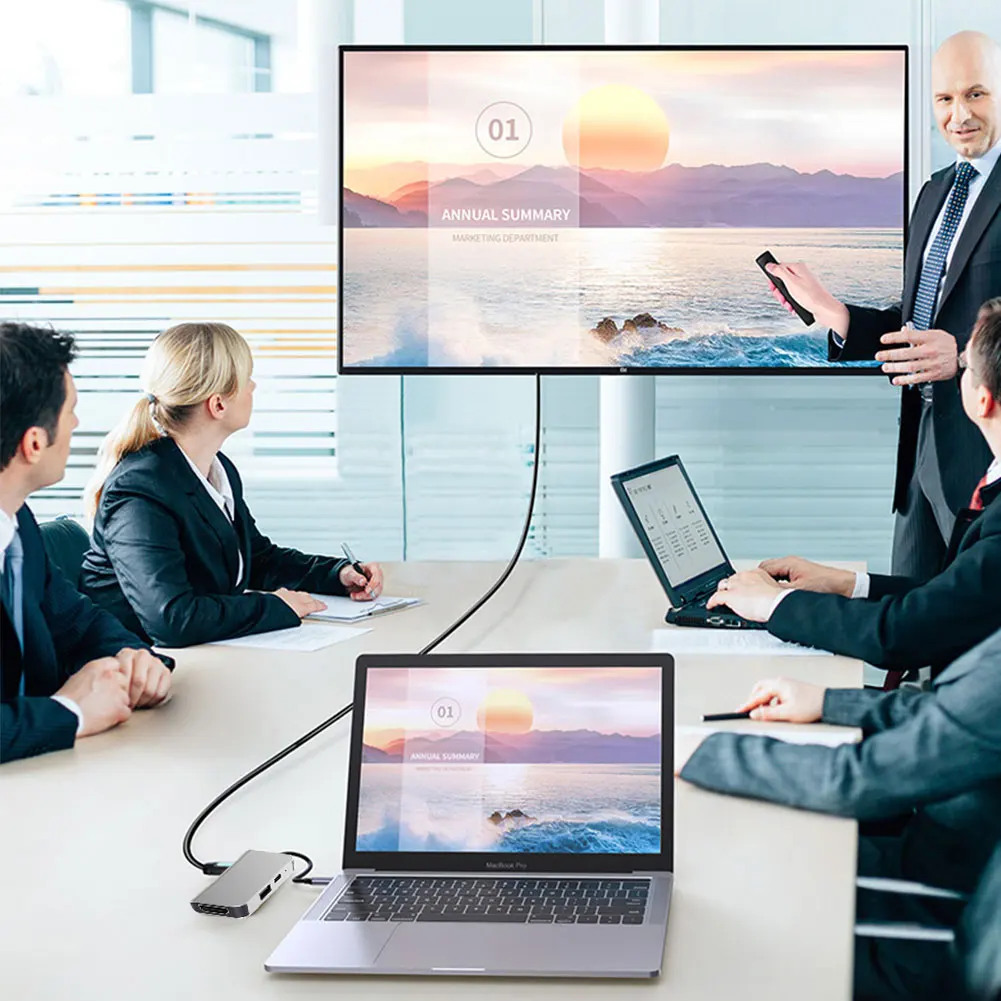 тип c 31 usbc hub адаптер usb 30 мульти usb разв