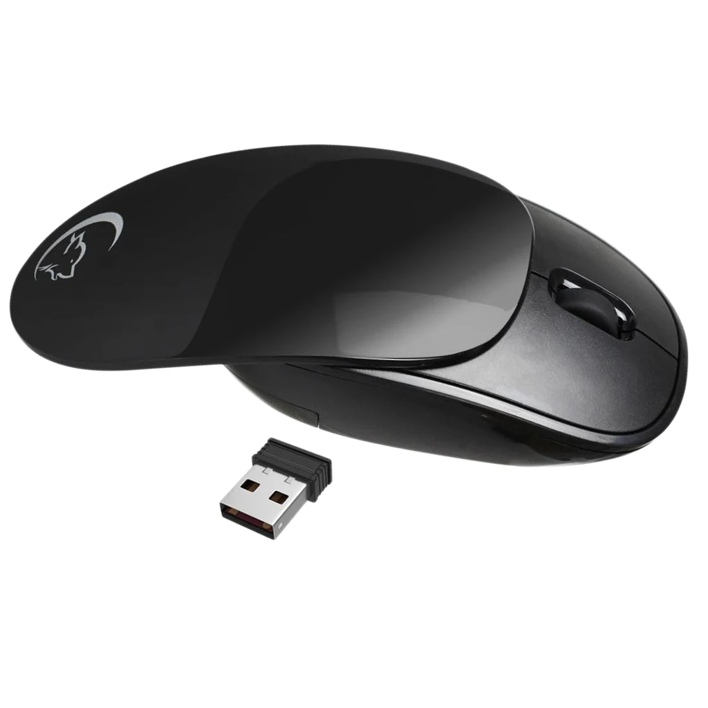 Беспроводная мышь-слайдер 2 4 ГГц бесшумная мышь для офиса и бизнеса портативная