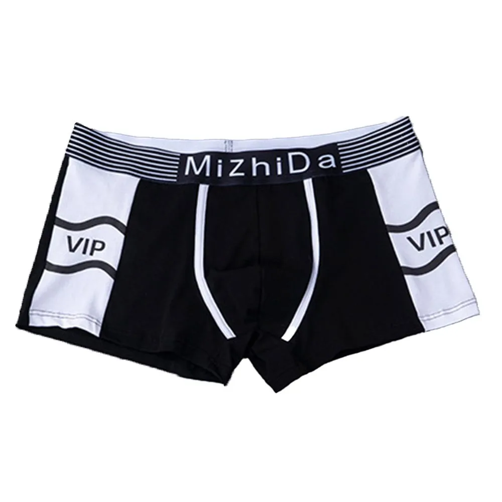 

Men Sexy Fashion Underpants Breathable Comfortable Cotton Boxer Loose Thin Ultra-Thin Bulge Pouch Male Panties Erotic Lingerie