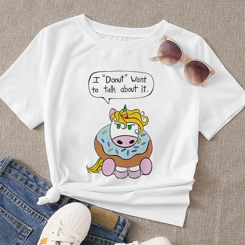 

Printed T Shirt Girl Fashion T Shirts Female Short Sleeve Casual Ladies Tops White Tee Tshirts Women Cute Tees T-shirt