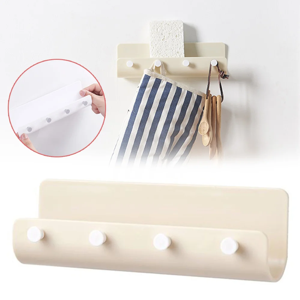 Крепкая длинная Вешалка для домашней двери настенные крючки держатель ключей