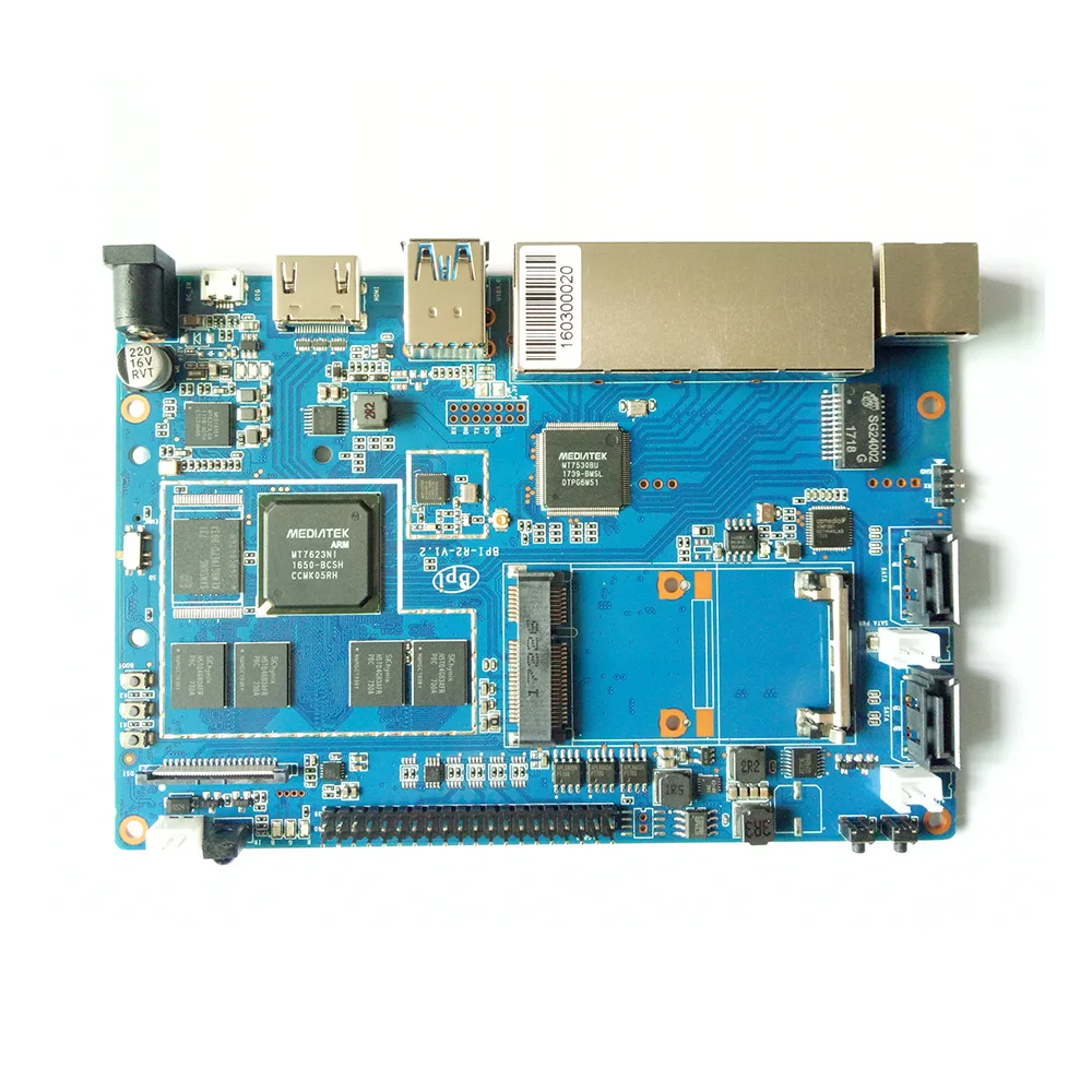 Günstig Banana PI BPI R2 Smart Home Draht 2G LPDDR3 + 8GBEMMC Open-source-Entwicklung Bord Single Board Raspberry Pi Kompatibel