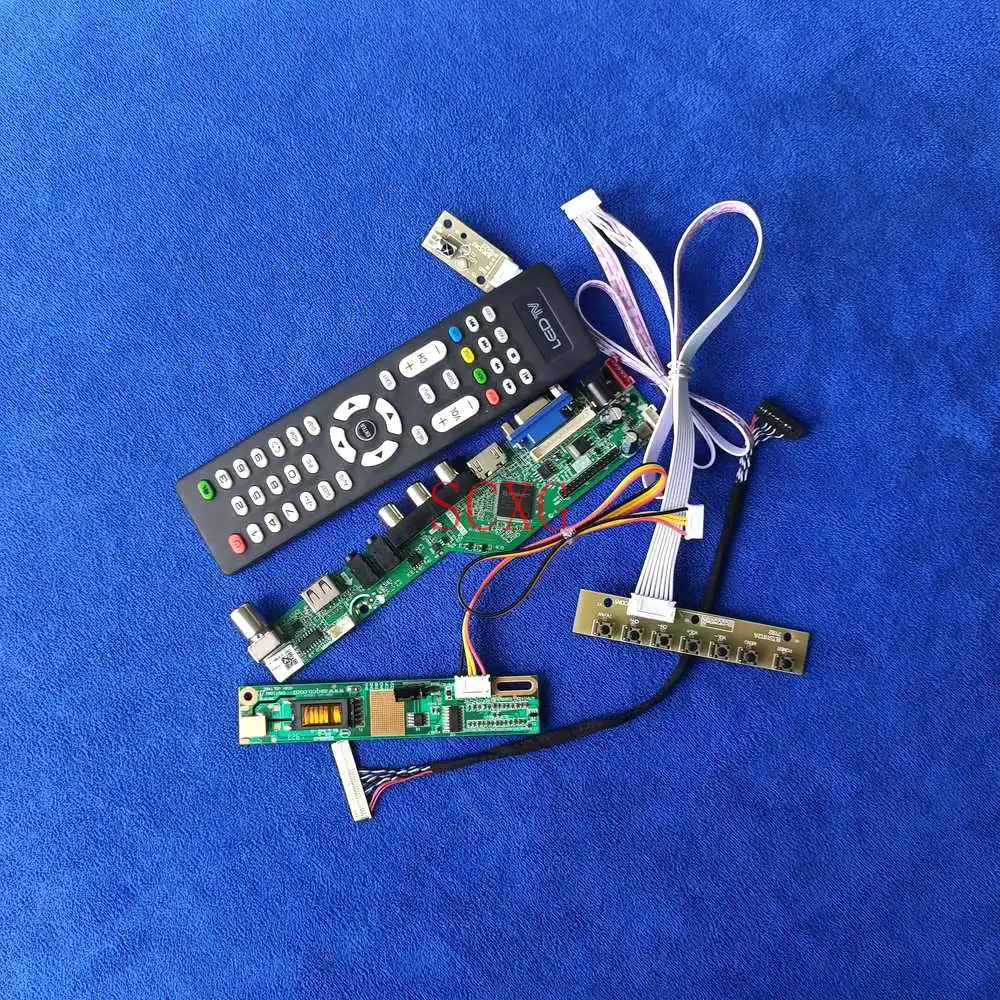 

LVDS-30Pin Kit 1400*1050 1CCFL AV VGA USB HDMI-compatible Fit LTN150P2/LTN150P3/LTN150P4 Signal Analog LCD drive controller card