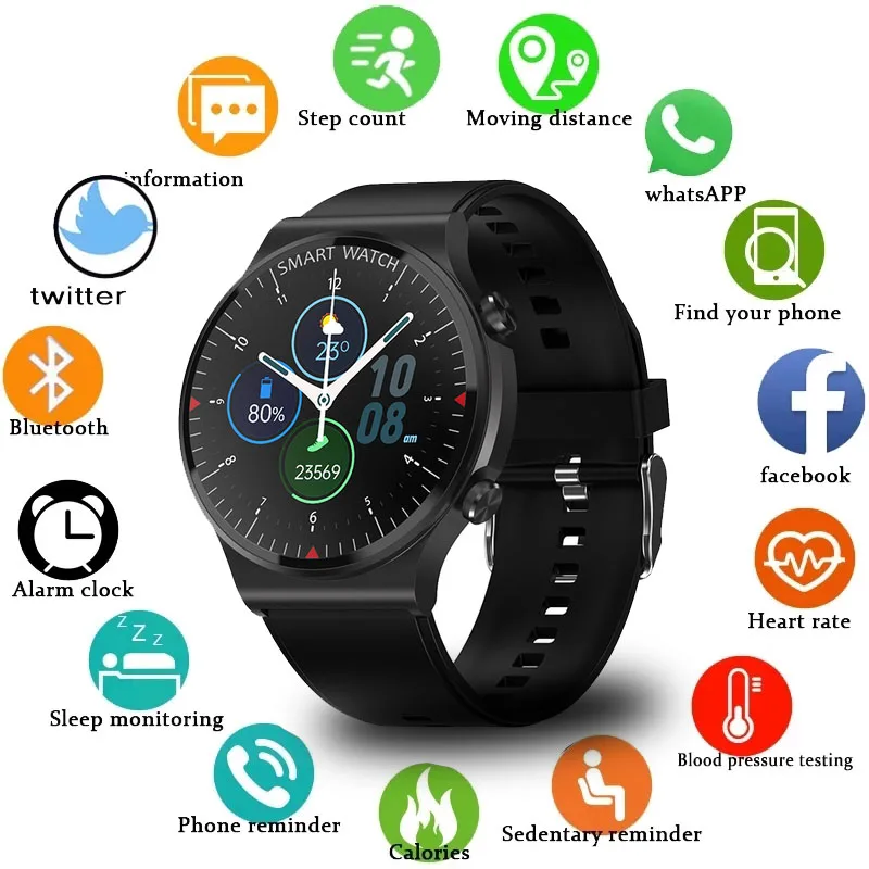 

Смарт-часы мужские, с Bluetooth, сенсорным экраном