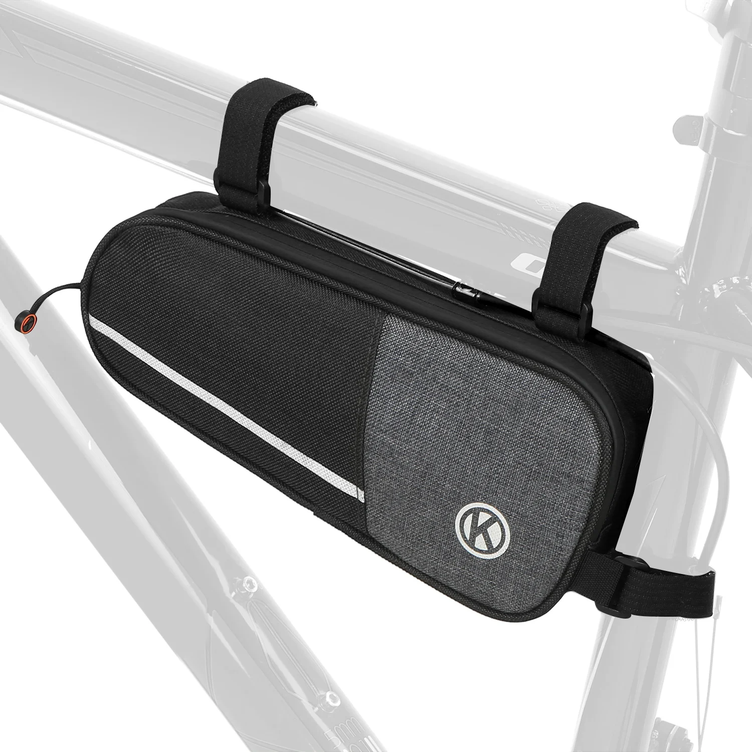 High Visibility Reflective Bike Front Frame Phone Bag Cycling Bicycle Top Tube Pannier with Removable Touchscreen Case | Спорт и