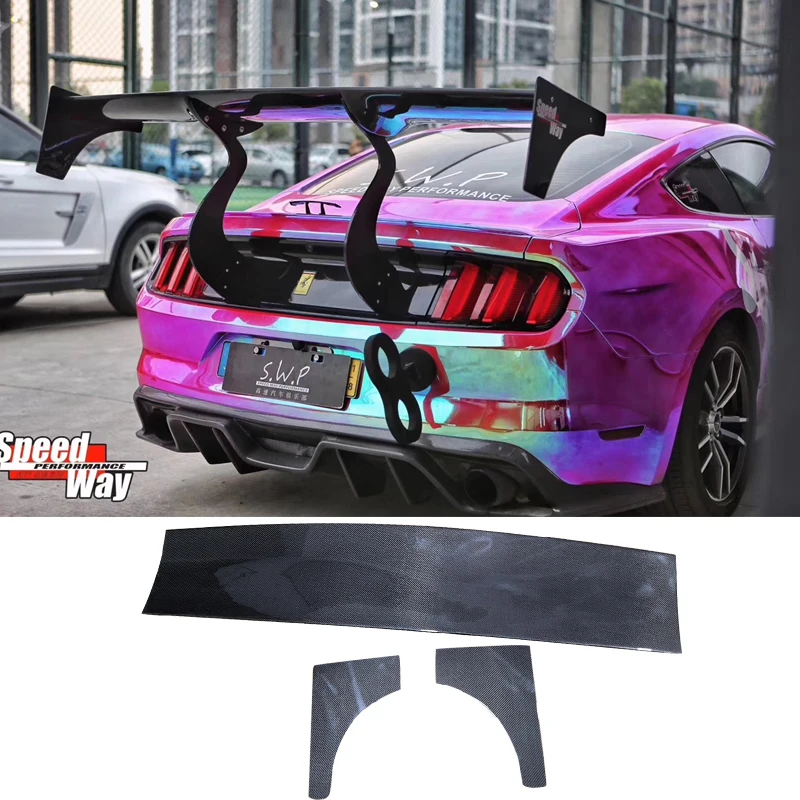 2015 2019 Mustang задний спойлер GT wing RBT Стиль FRP/углеродное волокно Для FORD MUSTANG высокое