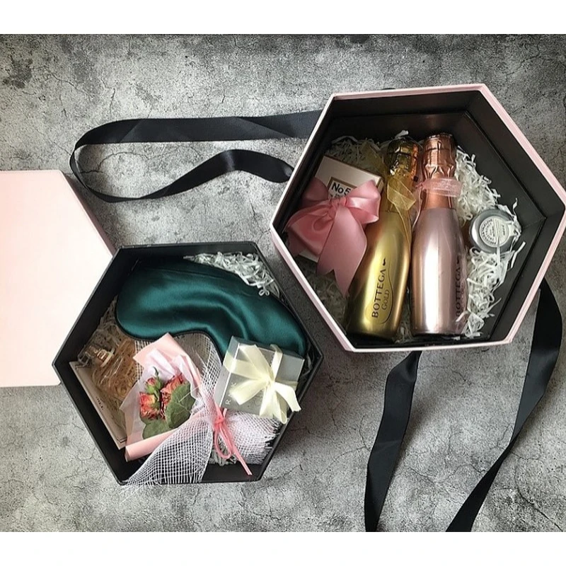 Подарочная коробка с двумя сердечками портативный упаковочный держатель