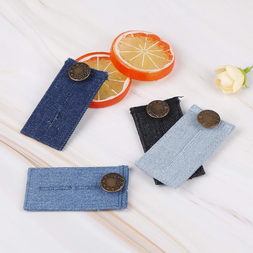 1 шт., растягивающаяся часть для брюк, Пряжка для беременных, аксессуары для талии, удлиняющий пояс, джинсы для талии, удлиняющие штаны, пояс на талию