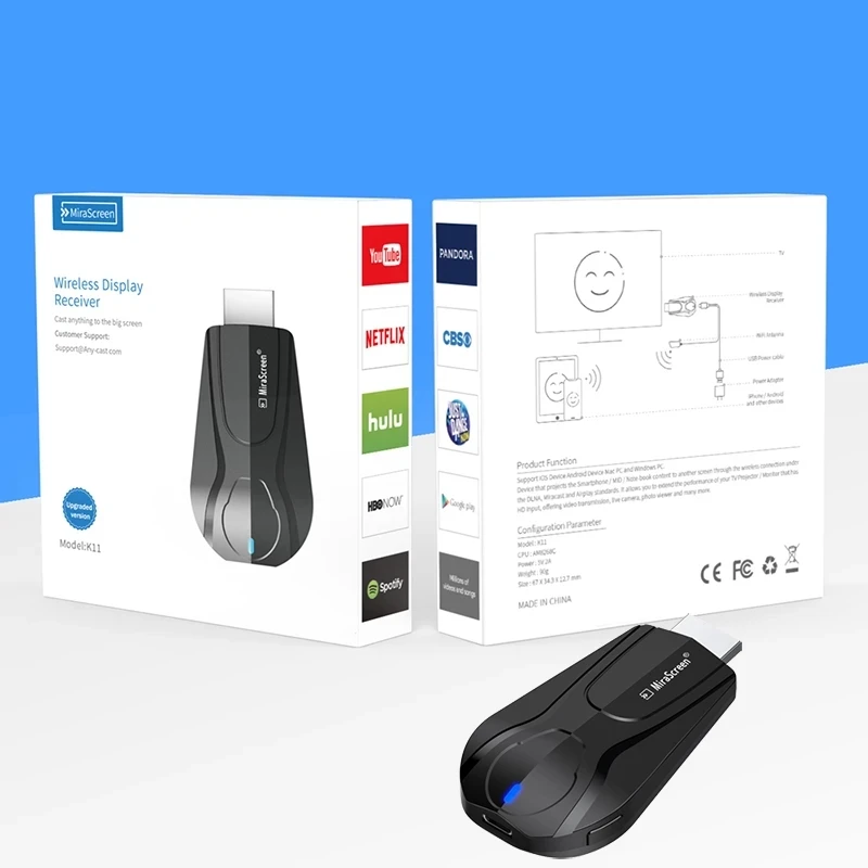 1080p беспроводной mira экран дисплей ТВ Бадди те же Share anycast tv Stick Переключатель