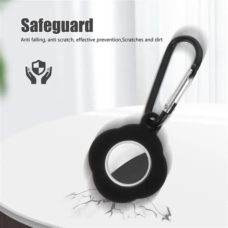 3pcs Protective Tracer Case with Carabiners Tracer Shell Compatible for AirTags