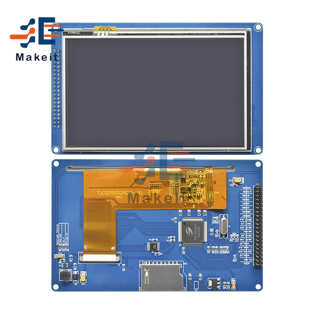 Модуль ЖК-дисплея TFT 5 0 дюйма 800x480 сенсорная панель драйвер для платы блока