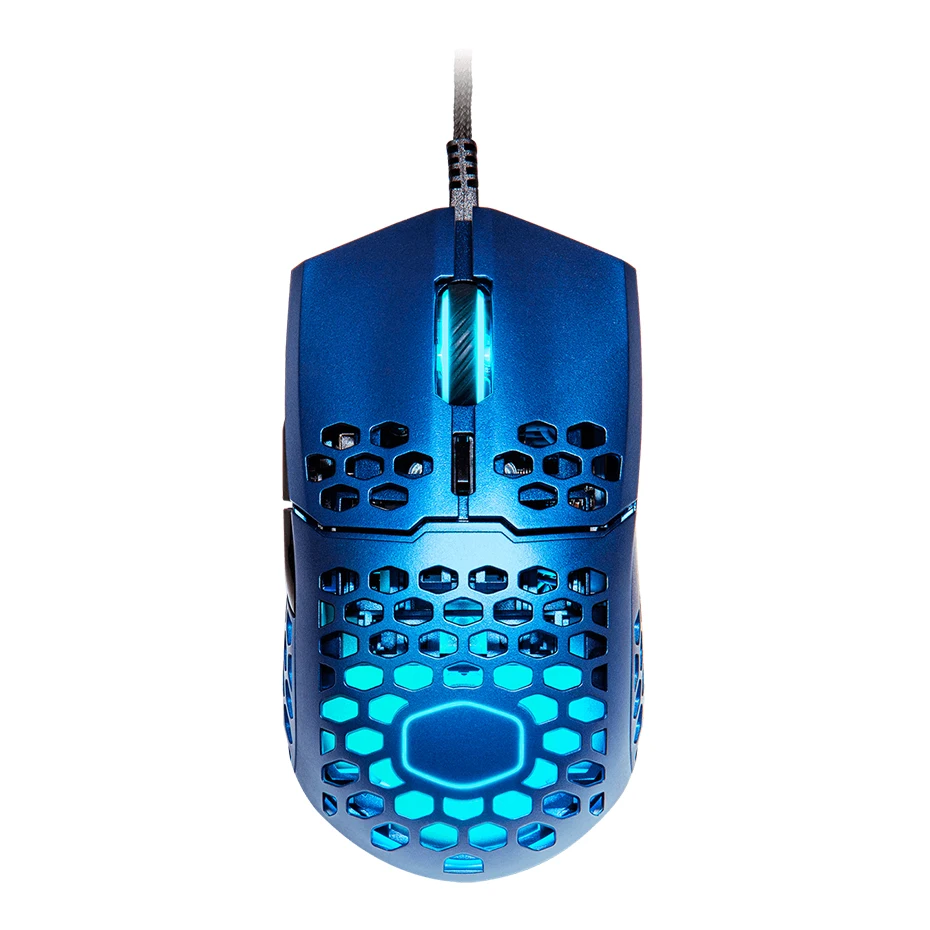 

Cooler Master MM711 Blue 60G Lightweight Honeycomb Shell Gaming Mouse 16000 DPI adjustable PixArt PMW 3389 Ergonomic RGB Mice