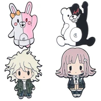l2490 manga danganronpa anime badges cute enamel pin brooch pin backpack accessories collar lapel jewelry gifts anime brooch