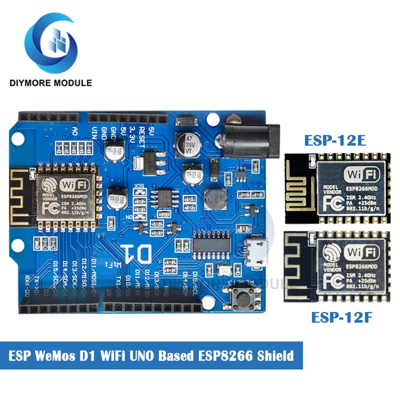 Умная электроника для детей/12E WeMos D1 WiFi на основе ESP8266 экран Arduino ESP-12F | Электронные