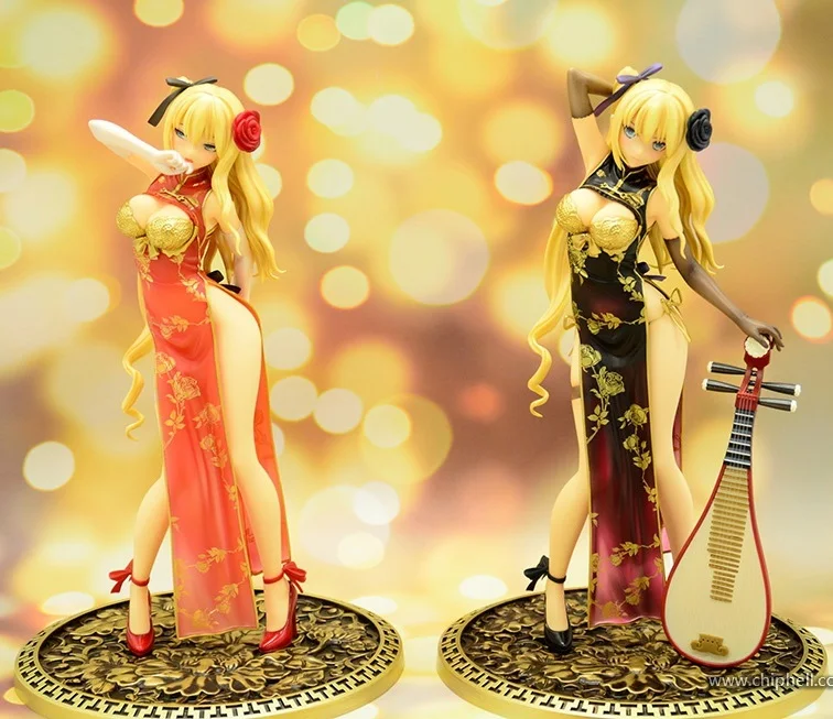 Аниме SKYTUBE T2 Art Girls STP Jin-Lian Sexy Girl Cheongsam Lute Ver. Масштаб 1/6 ПВХ экшн-фигурка модель