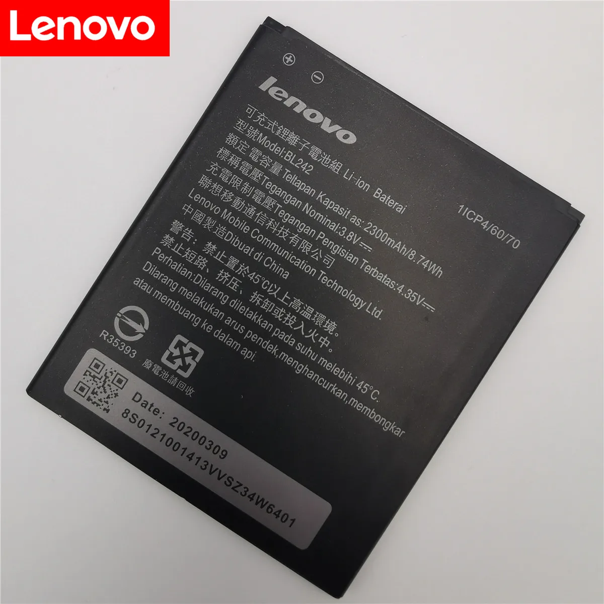 100% Оригинальный BL242 батарея для lenovo K3 K30 W T A6000 A3860 A3580 A3900 A6010 плюс мА/ч. аккумулятор