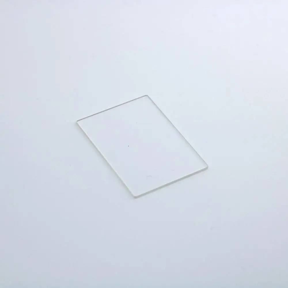 Размер 35x45 мм прозрачная Плавленая кварцевая стеклянная пластина с УФ ИК лучом