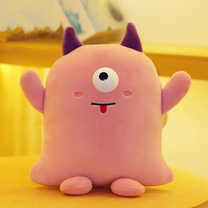 

Lovely Soft Little Monsters Plush Toy Stuffed Animals Playmate Soothing Kids Toys Bedroom Decoration Christmas Birthday Gifts