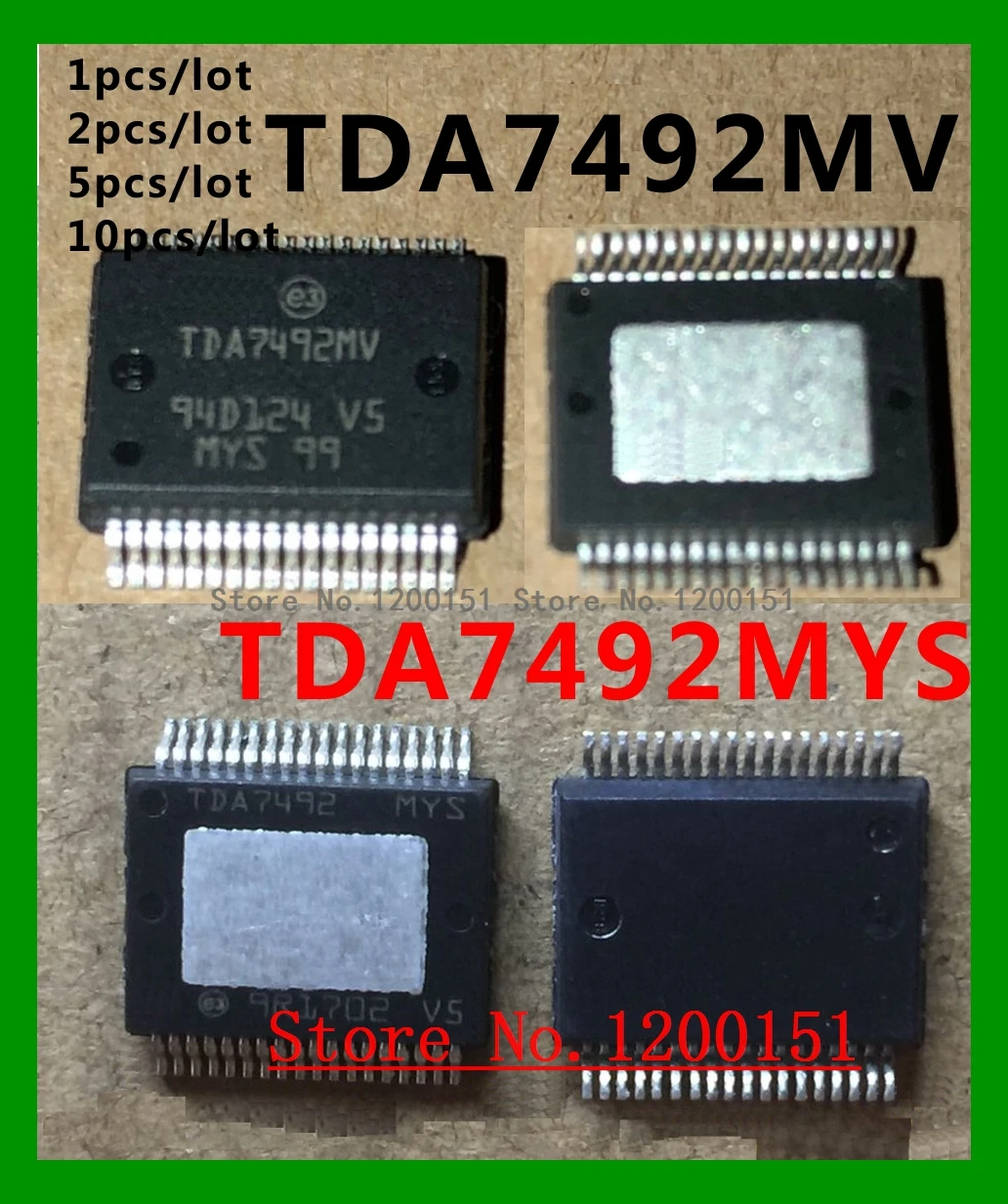 

TDA7492MV TDA7492MYS HSSOP36