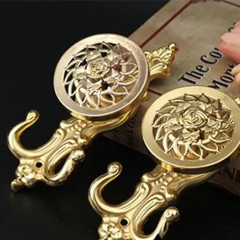 1 пара Декоративные Аксессуары для штор в форме цветка розы держатель полотенец